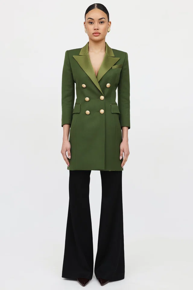 Balmain Double Breasted Dress in Wool from VSP Consignment