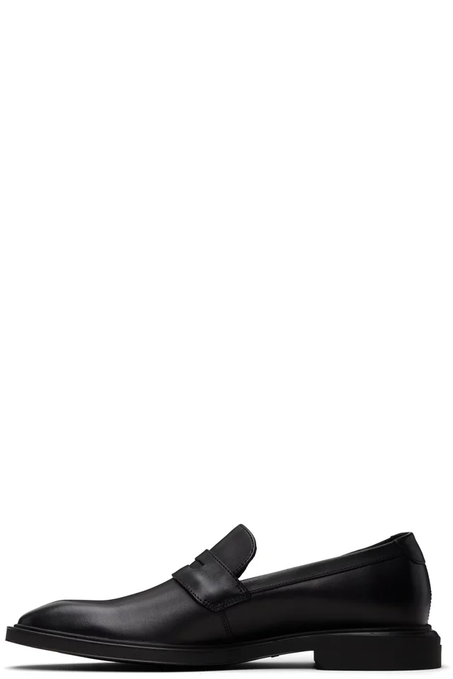 Hugo Black Penny Trim Loafers, photo 3 of 3 from SSENSE