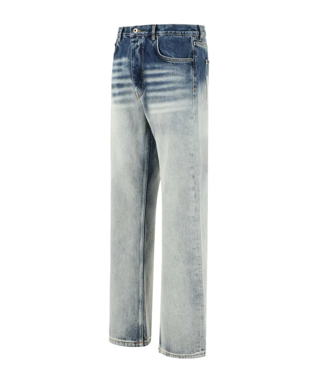 Off-White 'HALF ARROW SLIM RELAXED' BLUE COTTON JEANS, photo 2 of 3 from SENSER