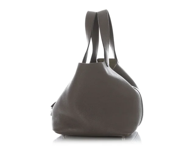 Hermès Etoupe Clémence Picotin 22 in Taupe Clemence leather from Ann's Fabulous Finds, photo 2 of 10