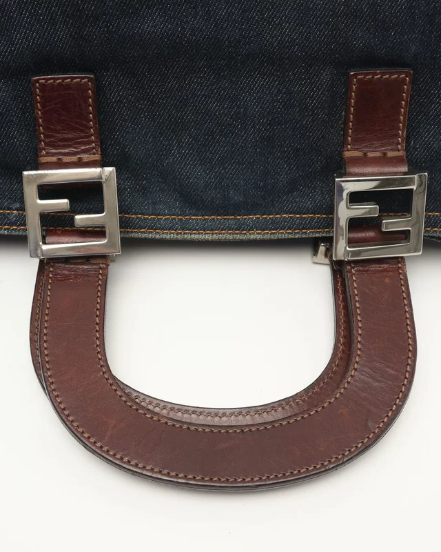 Fendi Tote Bag in Denim from A Retro Tale, photo 6 of 8
