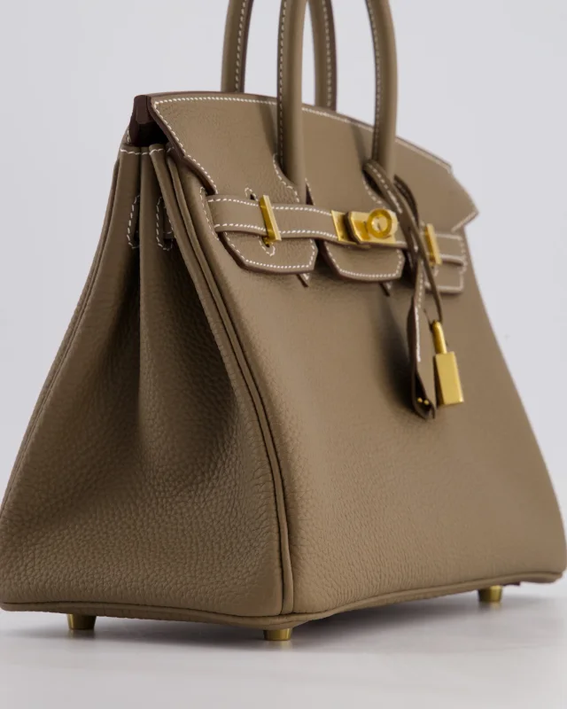 Hermès Birkin 25 Retourne Bag in Taupe Togo leather from Sellier, photo 11 of 21