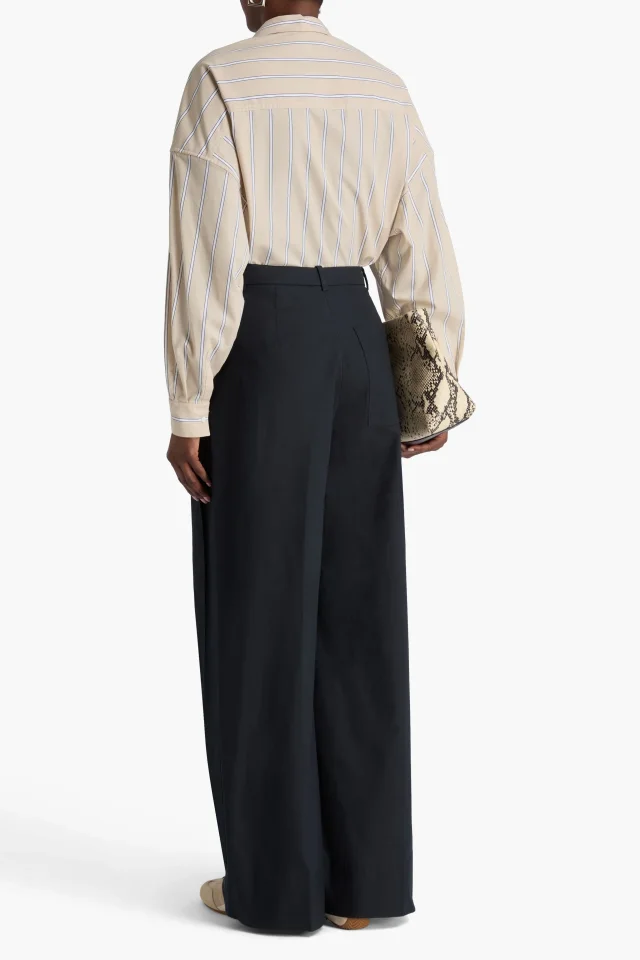 3.1 Phillip Lim Cotton-Blend Canvas Wide-Leg Pants, photo 3 of 4 from THE OUTNET