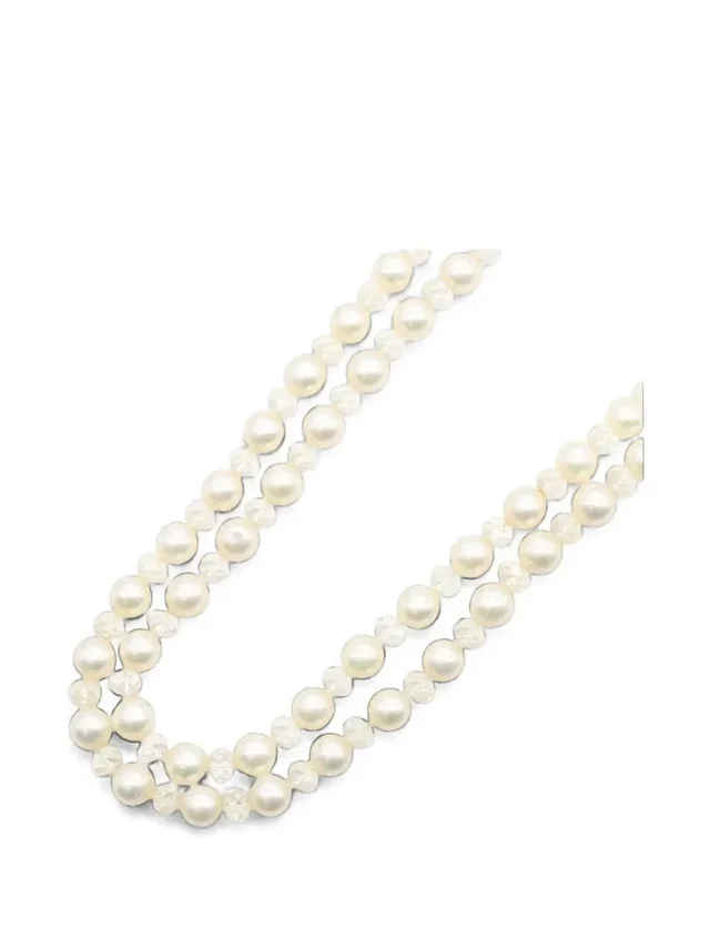 Tasaki 2010s pearl necklace - women - Sterling Silver/Pearl in gray|silver from Farfetch