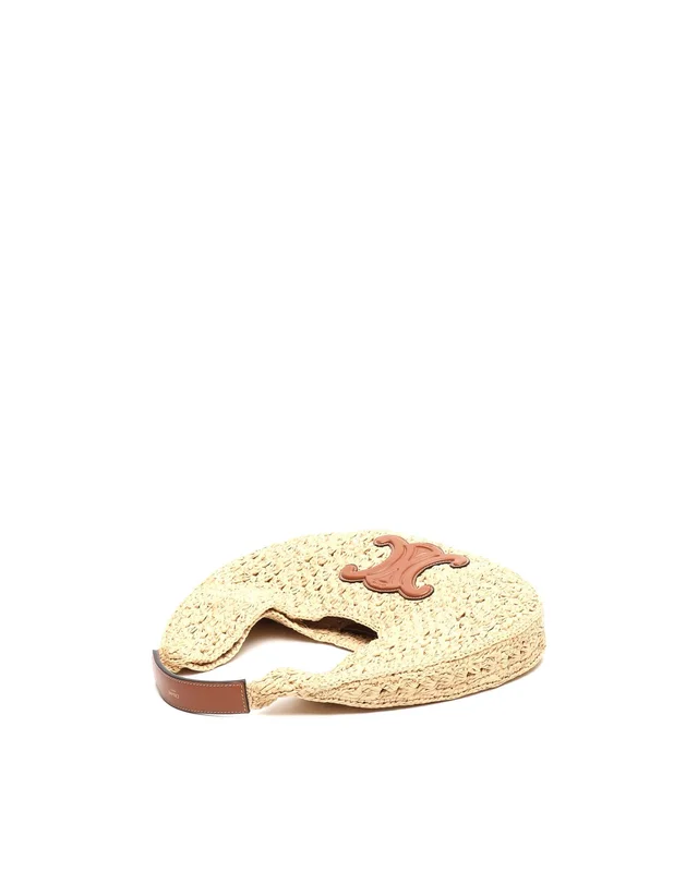 Celine Classic Raffia Panier Hobo Bag in Raffia from A Retro Tale, photo 4 of 7