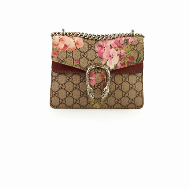 Gucci Blooms Mini Dionysus in Suede from The Purse Affair