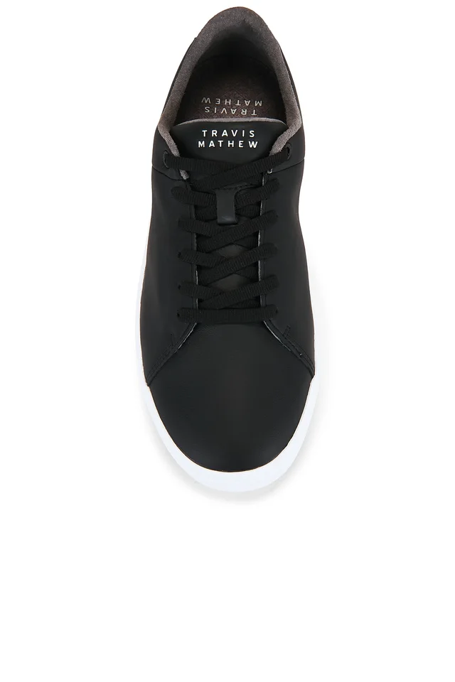 TravisMathew The Modern Cup Sneakers in Black, photo 4 of 6 from REVOLVE (Canada)