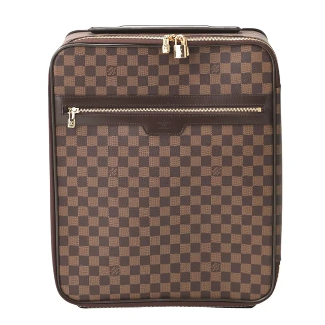 Louis Vuitton Damier Travel Bag With Casters Pegase 45 Carry-On in Canvas from The Reluxe