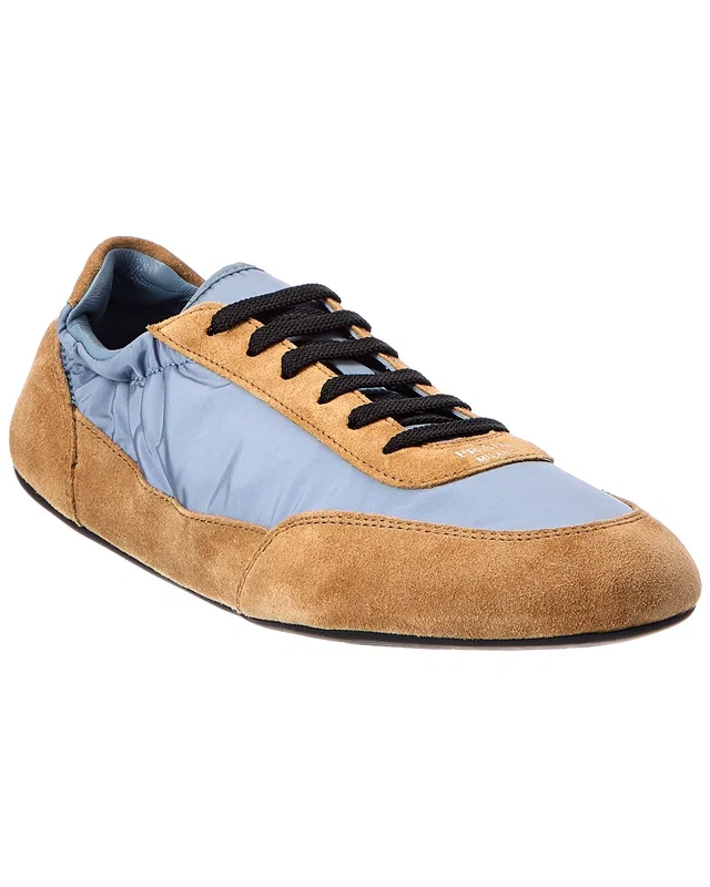 Prada Collapse Re-Nylon & Suede Sneaker, image 1 of 1 from Rue La La
