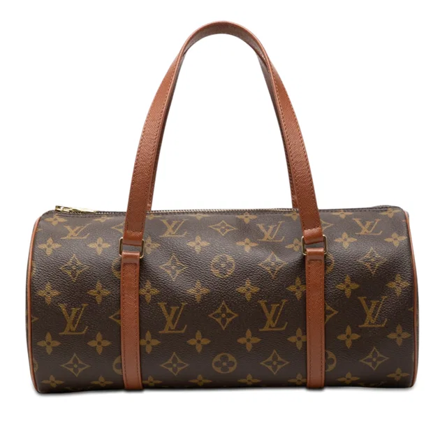 Brown Louis Vuitton Monogram Papillon 30 Handbag in Brown Coated canvas from Designer Revival
