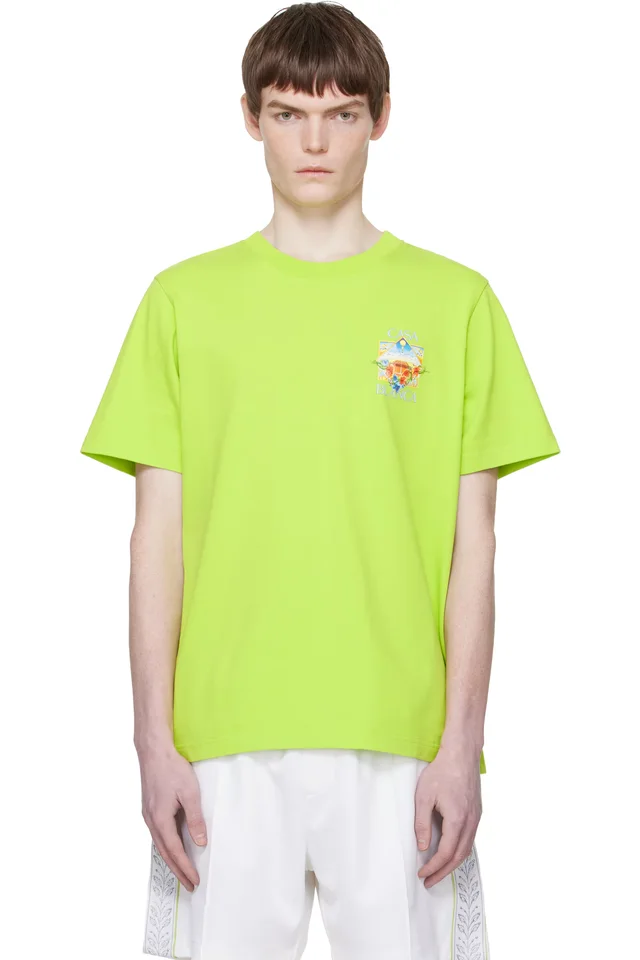 Casablanca Green Tennis Landscape Classic T‑shirt from SSENSE, photo 1 of 1