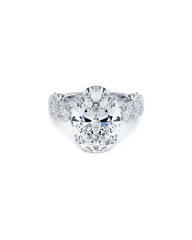 Lab Grown Diamonds 14K 7.00 ct. tw. Lab-Grown Diamond Lucida Ring, image 1 of 1 from Rue La La