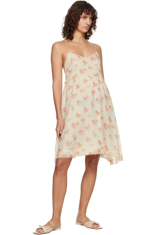 R13 Off-White Strappy Minidress, photo 4 of 4 from SSENSE