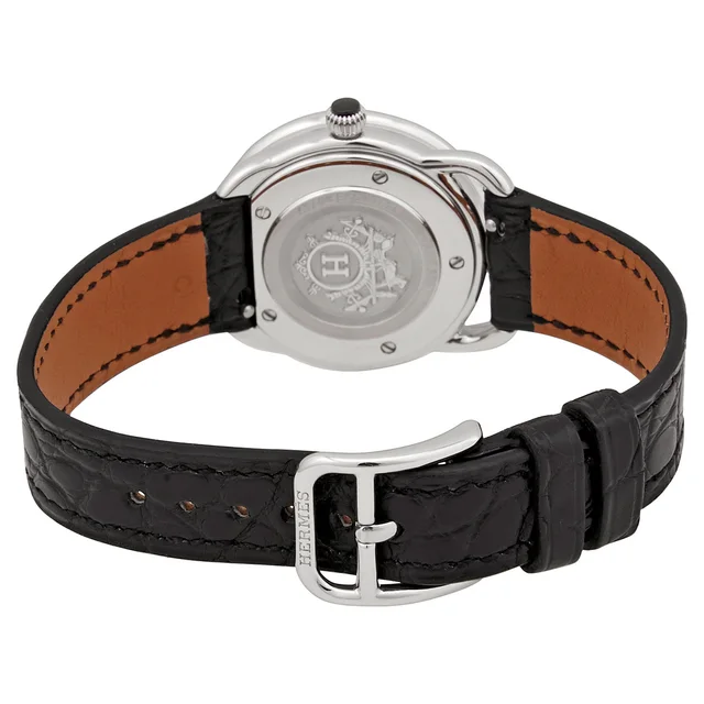 Hermes Arceau Cavales Quartz Black Dial Ladies Watch 045726WW00, photo 3 of 3 from Jomashop