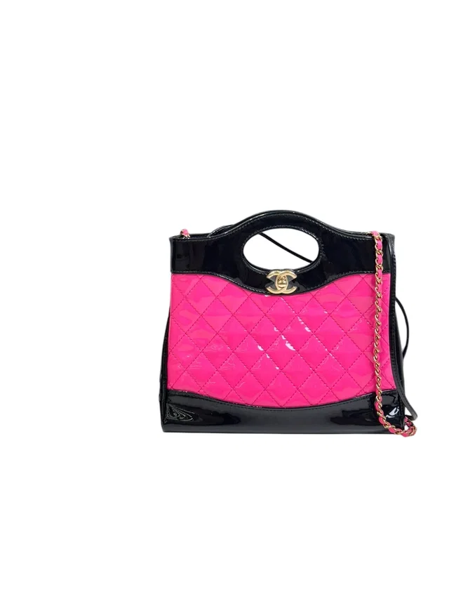 Chanel 31 Pink/Black Mini Bag in Black from Luxury Promise