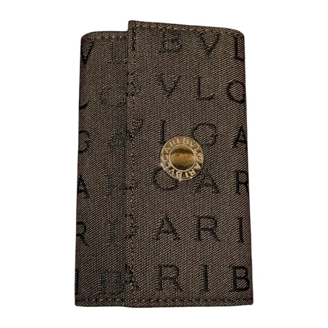 Bvlgari Logomania Key Case in Canvas from LuxUness