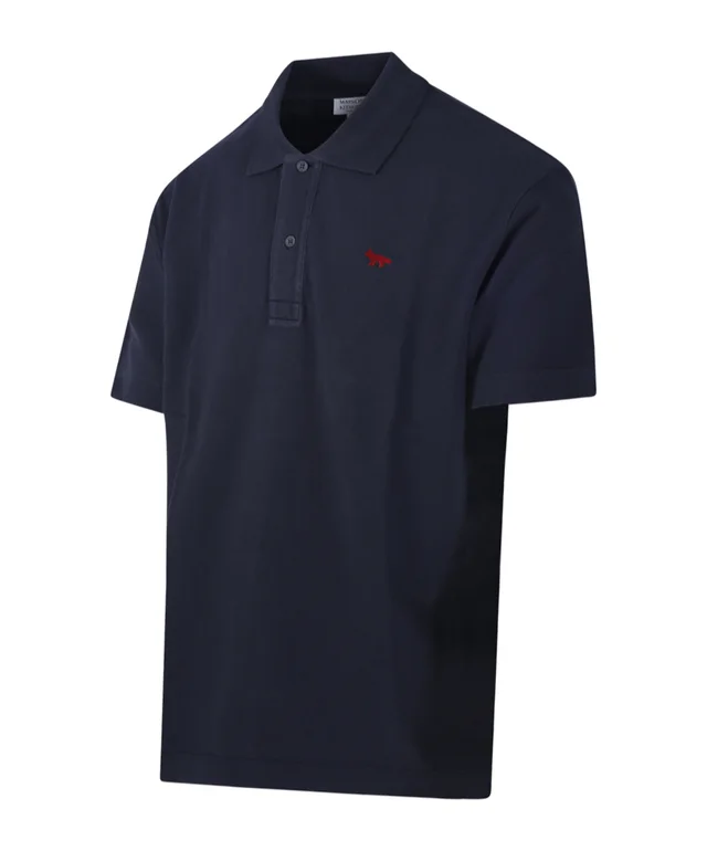 Maison Kitsuné Fox Embroidered Polo Shirt, image 1 of 1 from SENSER
