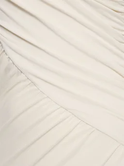Rick Owens Fitted dress with single shoulder strap in 78% Viscose, 17% Nylon, 5% Elastane, photo 5 of 5 from LUISAVIAROMA
