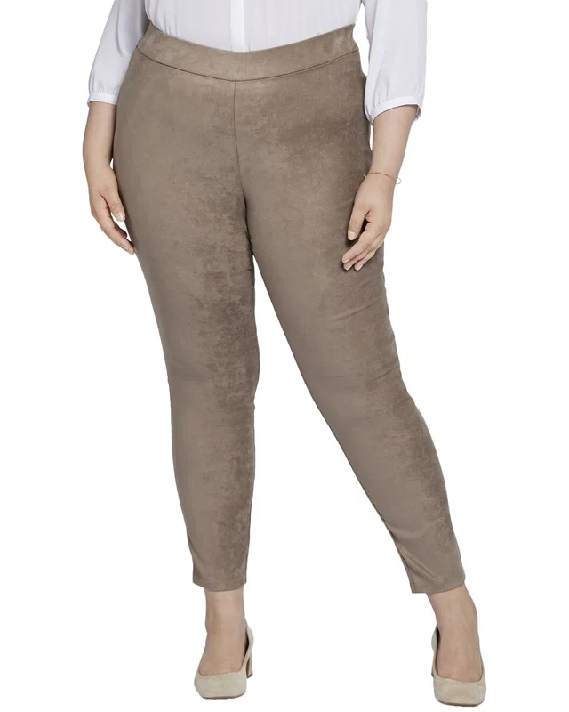 NYDJ Plus Suede Saddlewood Legging Jean, image 1 of 1 from Gilt