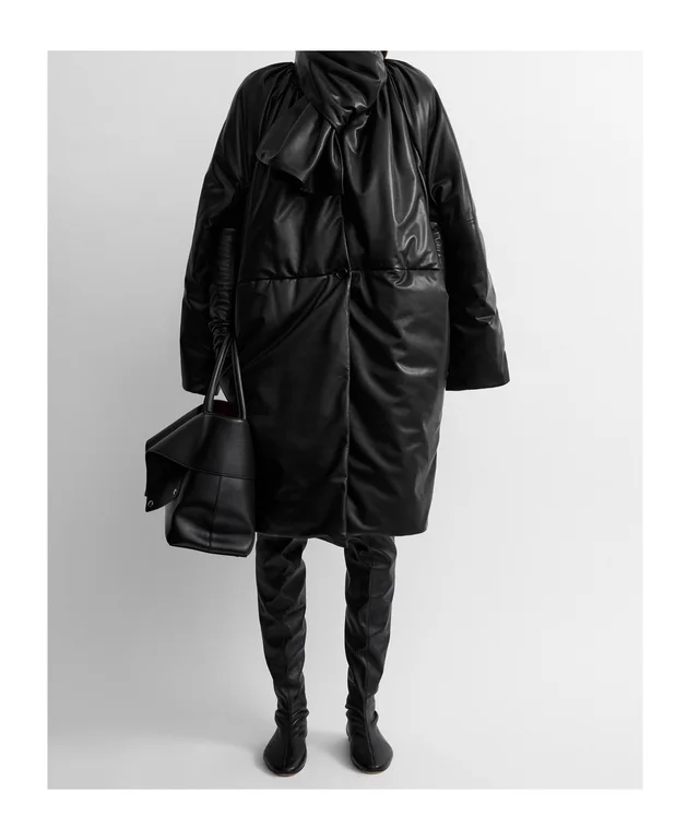 Toteme Padded leather coat, photo 3 of 7 from SENSER