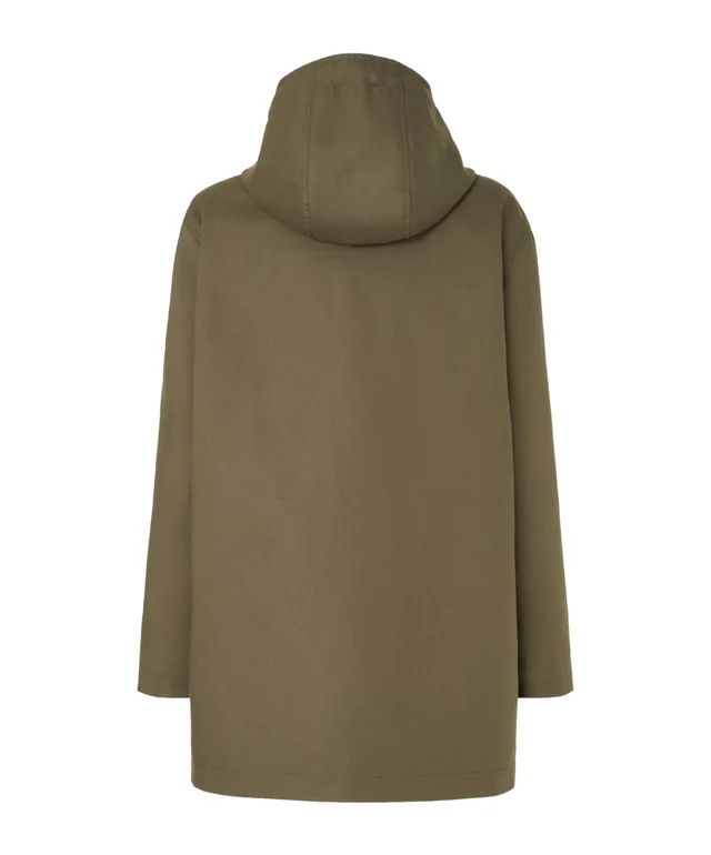 Fendi Green Mackintosh Fabric Parka, photo 2 of 3 from SENSER