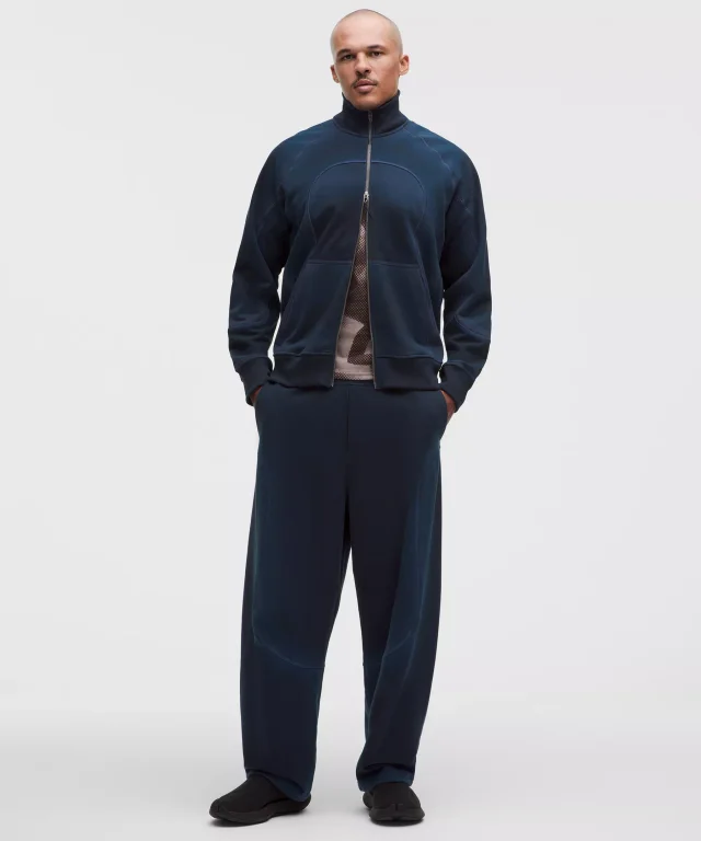 lululemon Faded French Terry Full-Zip Jacket *SLNSH Collection in Sun Fade True Navy, photo 2 of 11 from lululemon