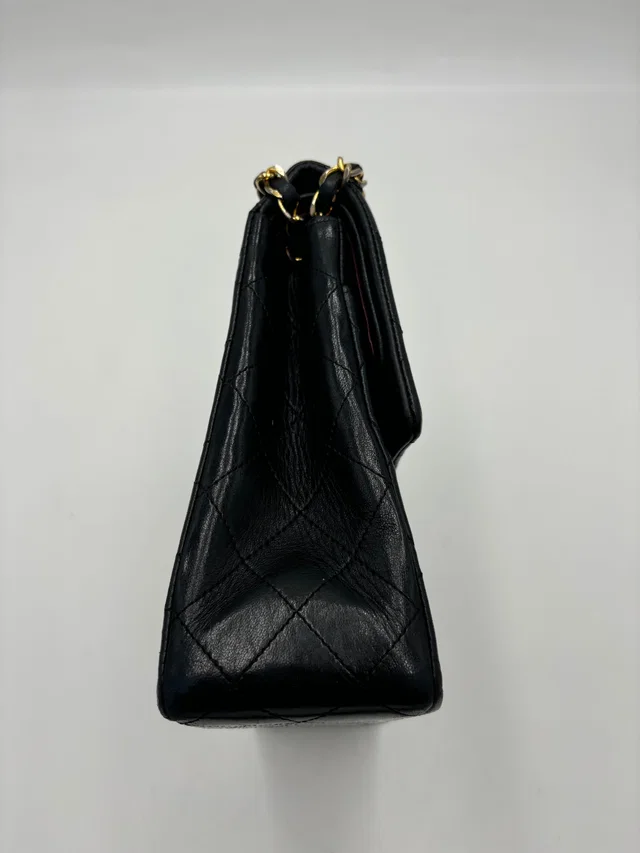 Chanel Classic Vintage Double Flap black lambskin in Black Lambskin from Luxury Promise
