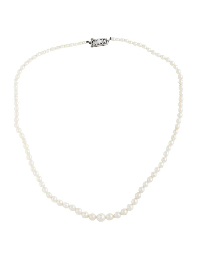 Mikimoto Pearl Gradient Bead Strand Necklace, 18" in multicolor from The RealReal