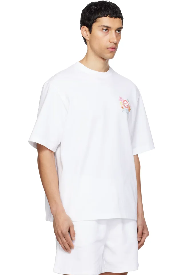 Casablanca White Collage D'Icônes Graphique T-shirt, photo 2 of 3 from SSENSE