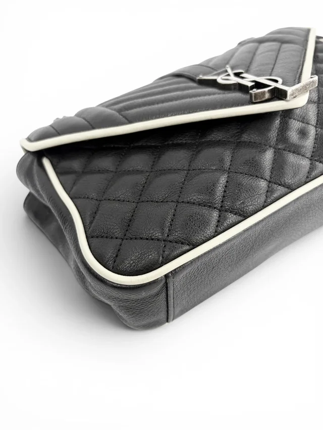Saint Laurent Medium Monogram Triquilt Envelope Flap from Season 2 Consign, photo 9 of 10
