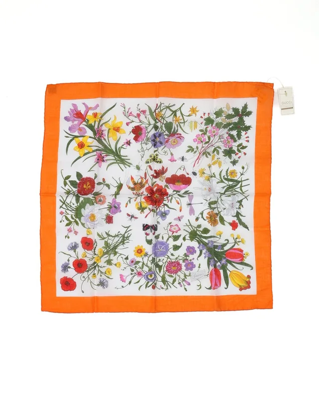 Gucci Floral Cotton Scarf from A Retro Tale, photo 2 of 2
