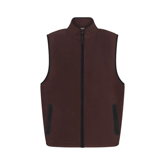 SKIMS mens vest in Brown, photo 2 of 3 from SKIMS