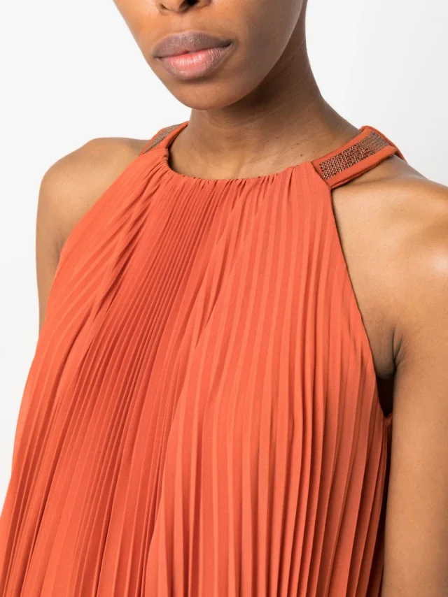 Max Mara Pianoforte Pleaterd Midi Dress, photo 5 of 6 from Balardi
