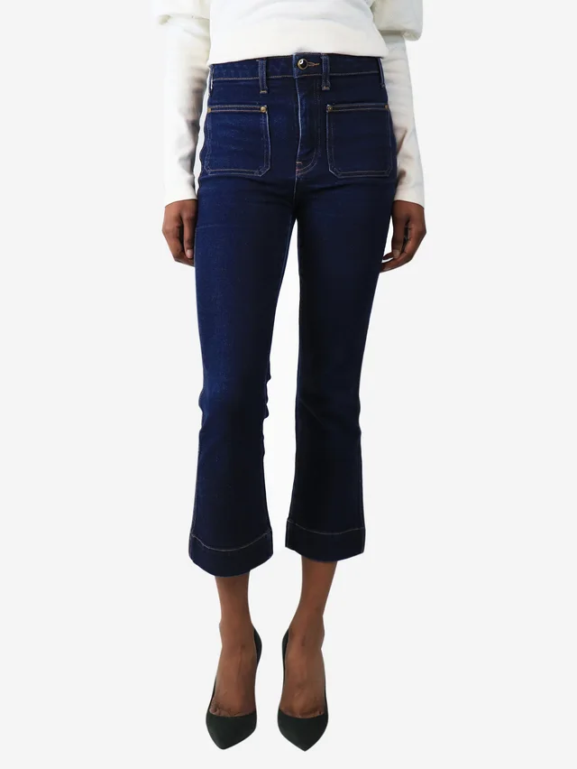 Khaite Blue Raquel jeans - size UK 8 in Blue from Sign of the Times