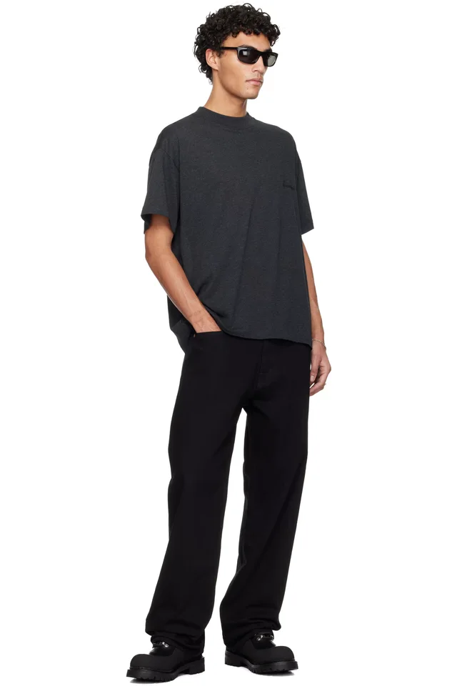 Fear of God ESSENTIALS Gray Holiday Embroidered Essential T-shirt, photo 4 of 4 from SSENSE