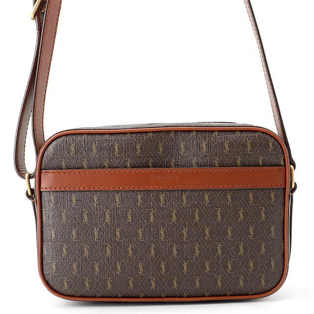 Saint Laurent Le Monogram Camera Bag Brown669957 PVC Leather in Leather from GALLERY RARE