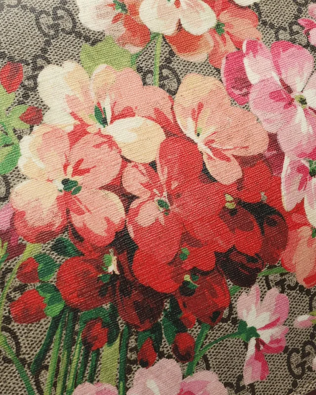 Gucci GG Supreme Medium Dionysus Blooms Bag in Suede from A Retro Tale, photo 8 of 11