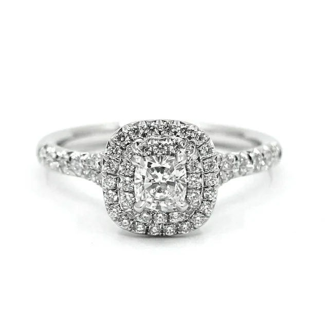Tiffany & Co. Soleste Ring Platinum Diamond from The Reluxe