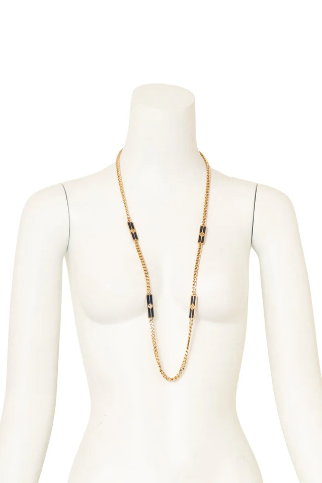 Givenchy Enamel Panel Chain Necklace from Recess LA, photo 2 of 2