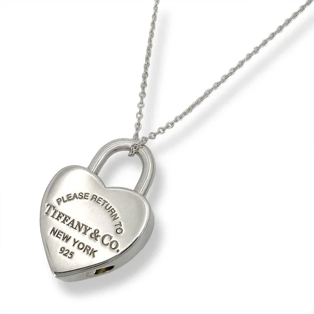 Return to Tiffany Heart Lock Necklace from The Reluxe