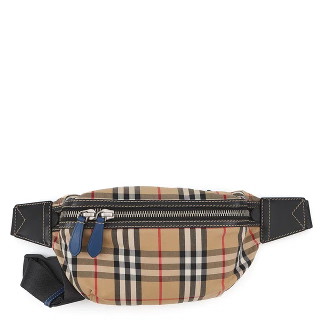 Burberry Nova Check Waist Bag Beige4074307 Nylon in Nylon from GALLERY RARE