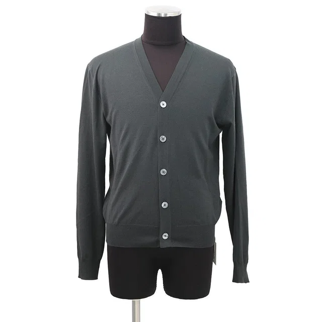 Hermès Cardigan Wool Gray in Grey Wool from The Reluxe