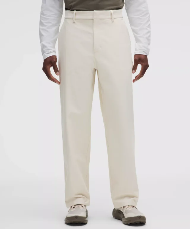lululemon Slacker Loose-Straight Trouser 32L in Light Ivory, photo 2 of 8 from lululemon