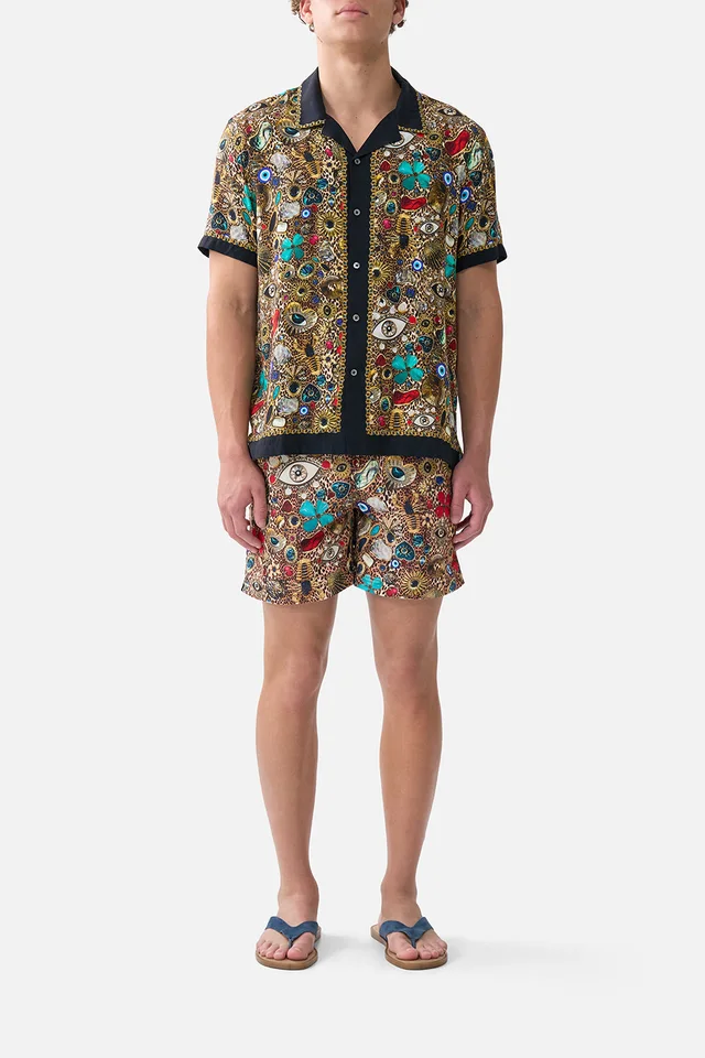 Camilla eBoutique SHORT SLEEVE CAMP COLLARED SHIRT NAZAR NIRVANA from CAMILLA, photo 1 of 1