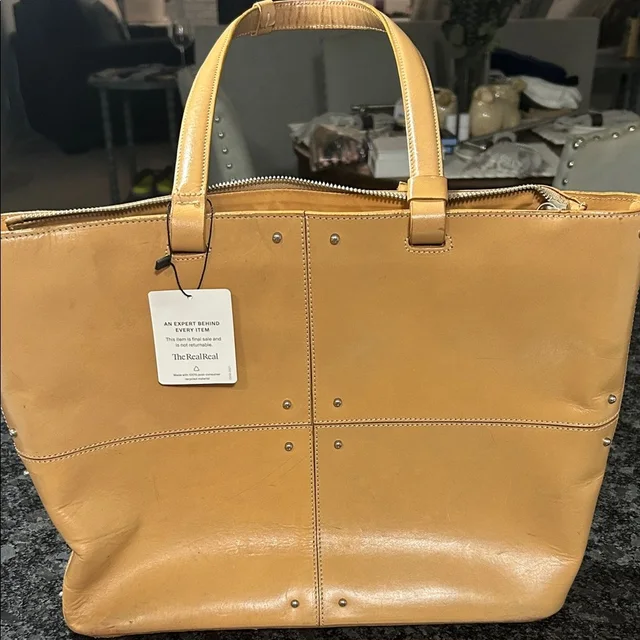 Tod's Tan Leather Tote Bag in brown|neutral Leather from Poshmark