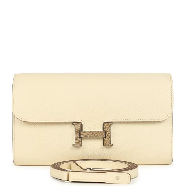 Hermès Constance Wallet To Go Nata Epsom Marquette Palladium Hardware in Epsom leather from Madison Avenue Couture