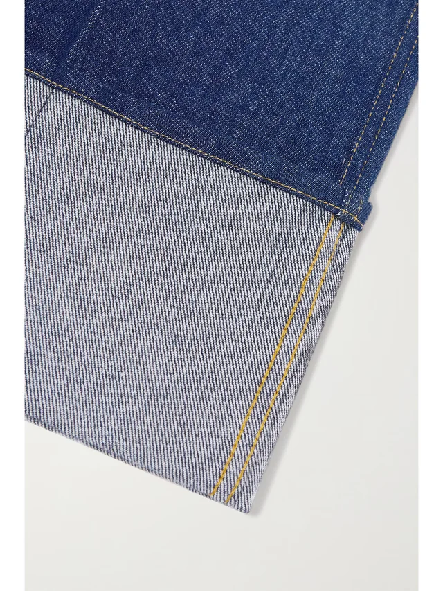 PATOU High-rise wide-leg organic jeans in blue 92% Cotton 8% Polyester, photo 7 of 7 from NET-A-PORTER (Canada)