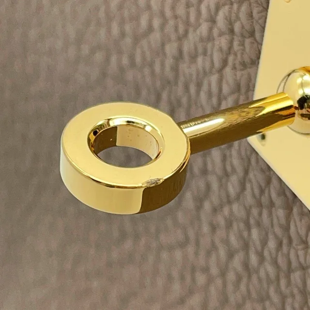 Hermès Kelly Retourne Etoupe Togo Leather Size 25 in Taupe Togo leather from GALLERY RARE, photo 13 of 19