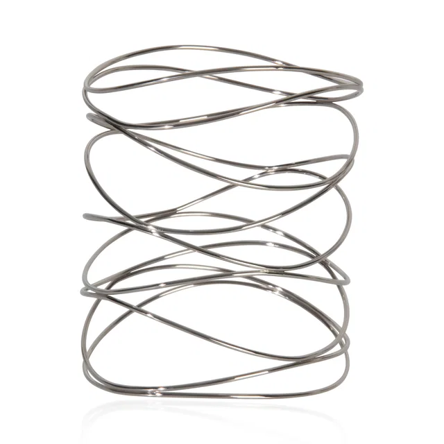 Tiffany & Co. White Gold Elsa Peretti 9 Row Wave Bracelet 18k in White from HEWI