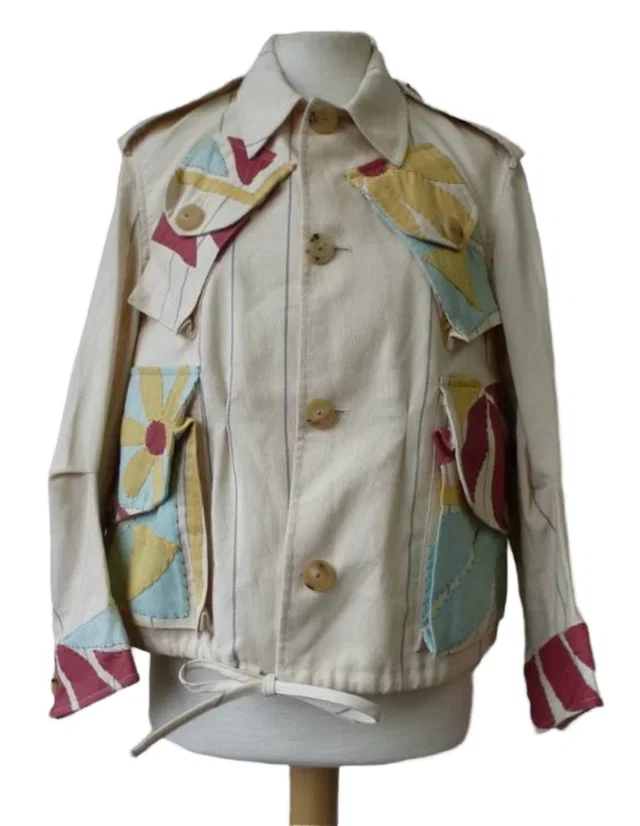 Marni Floral Patchwork Jacket Multi Size: S in Multi-coloured Cotton from Oxfam Online Shop
